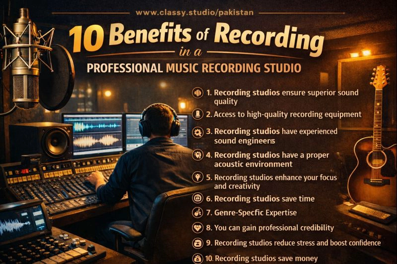 10 Benefits of Recording in a Professional Music Recording Studio