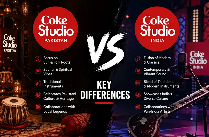 Pakistani Coke Studio vs Indian Coke Studio